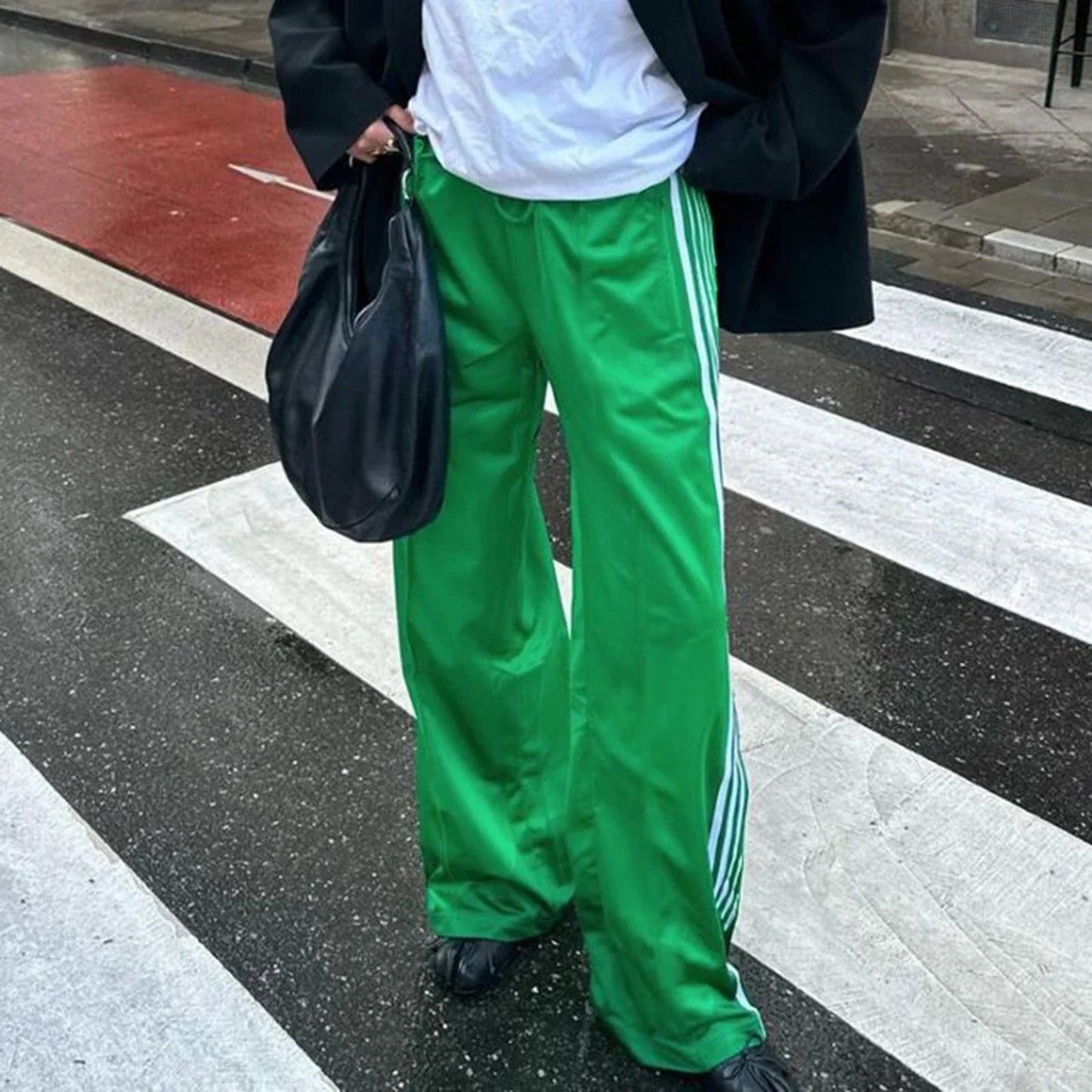 Lily Striped Drawstring Sweatpants