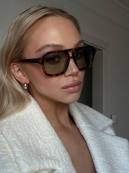 Jenny Oversized Cat-Eye Sunglasses