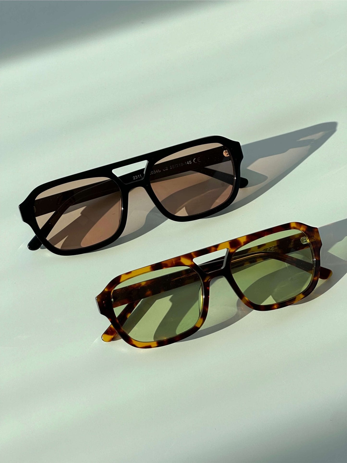 Jenny Oversized Cat-Eye Sunglasses