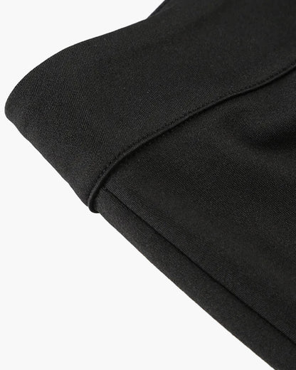 Xanthe Black Capri Activewear Pants