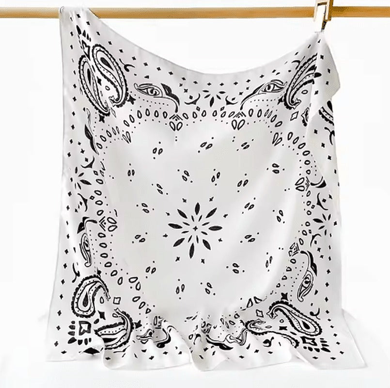 SOKYND Adaure Paisley Knitted Bandana Scarf AccessoriesSOKYND-744855-WHI-ONESIZ-13783WhiteOne Size