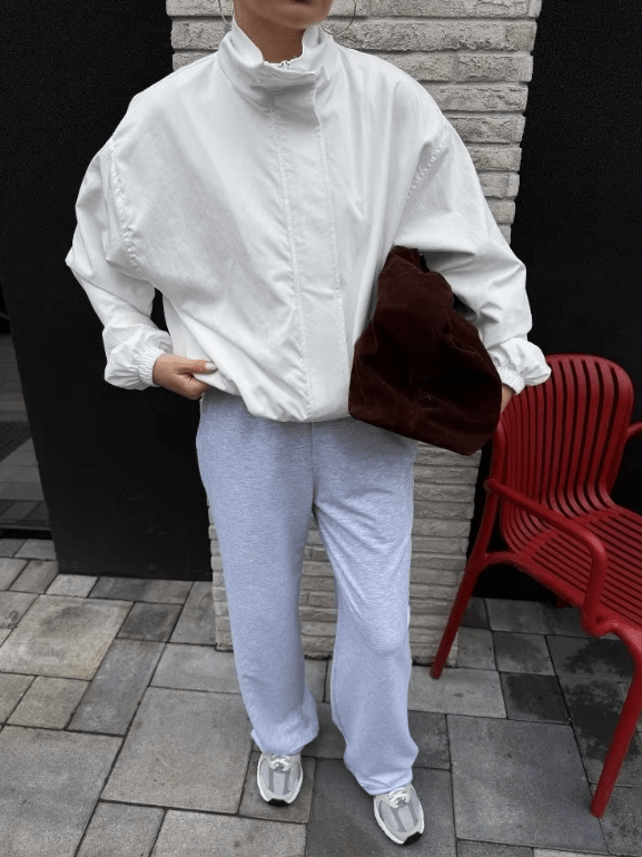 SOKYND Adelita Waterproof Bomber Jacket Coats & JacketsWhiteS