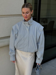 Alice Cropped Windbreaker Jacket