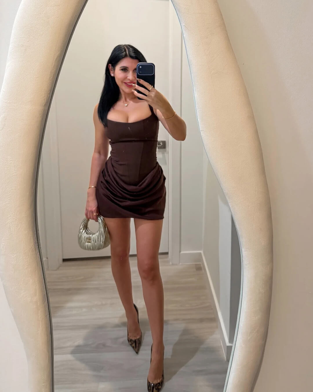 SOKYND Amari Sleeveless Mini Dress DressesqX1774219786692727843BrownL