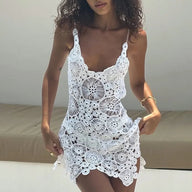 Amelie Crochet Beach Dress