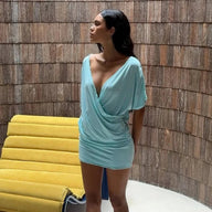 Amy Ruched Mini Dress
