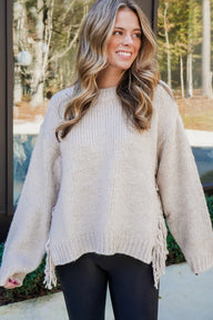 Amy Tassel Knit Sweater