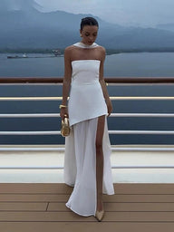 Anika Strapless Bodice Maxi Dress
