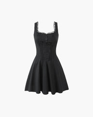 Anikka Sleeveless Lace Up Back Dress