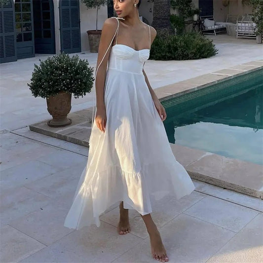 Anna Flowing Tiered Midi Dress