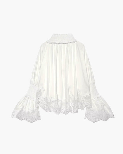 SOKYND Carla Embroidery Lace Trim Blouse BlouseSOKYND-464087-M-OS-70263M
