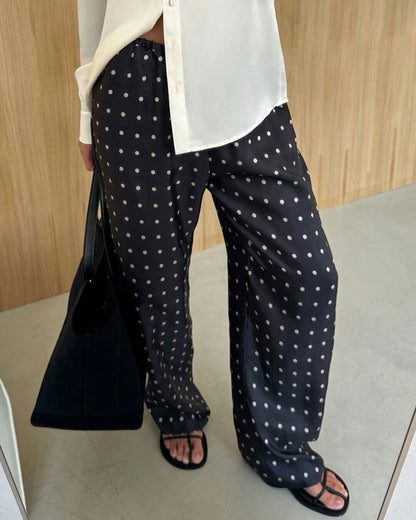 SOKYND Catalina Polka Dot Satin Pants BottomsSOKYND-829527-M-OS-97559M