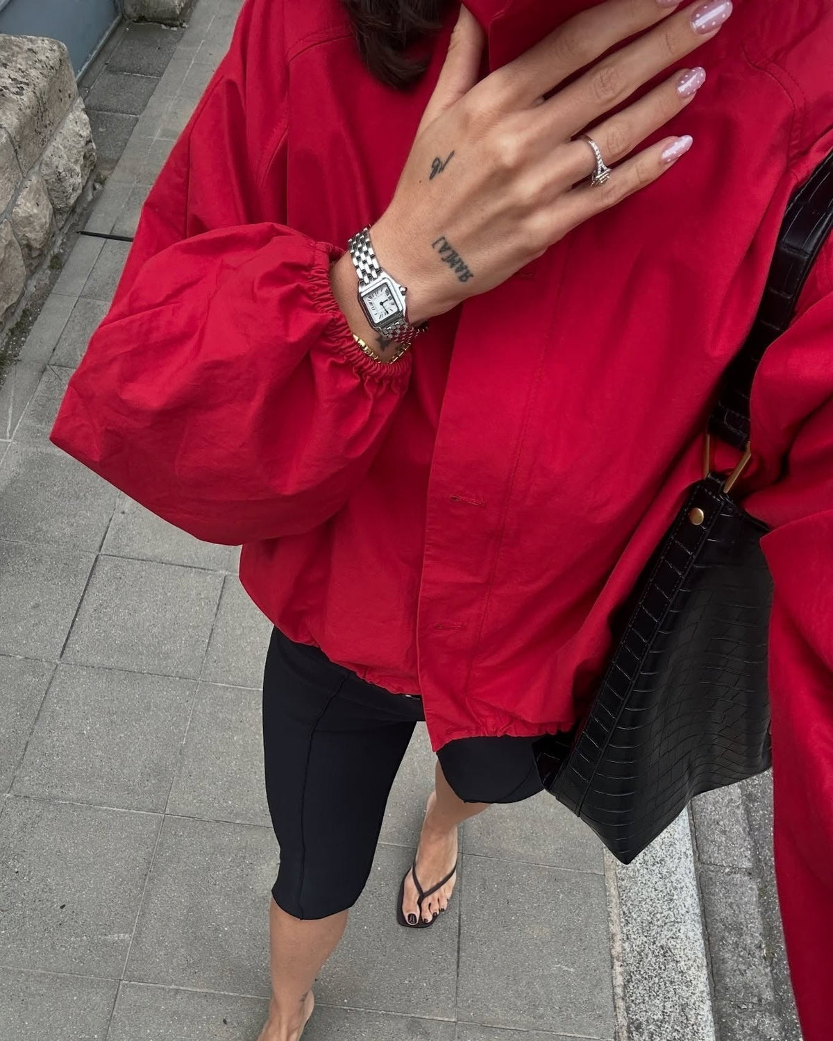 SOKYND Celeste High - Neck Jacket Coats & JacketsRedM