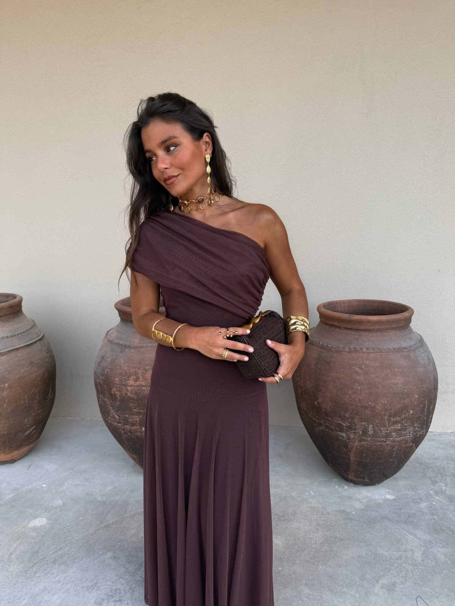 Clarice Mesh Maxi Dress
