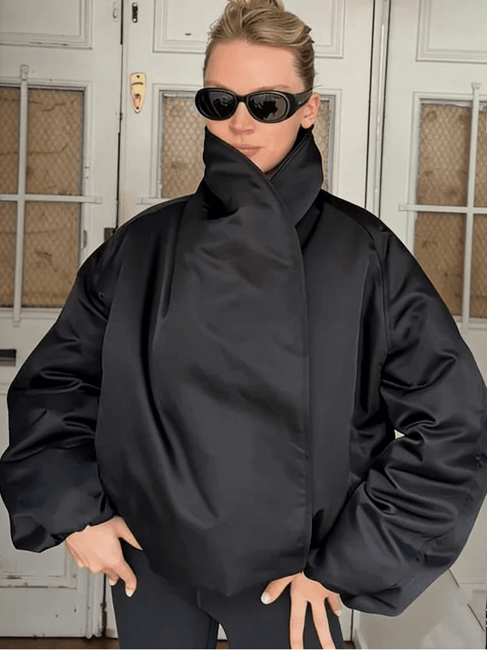 SOKYND Claudia Oversized Bomber Jacket JacketSOKYND-458519-BLA-S-61591BlackS