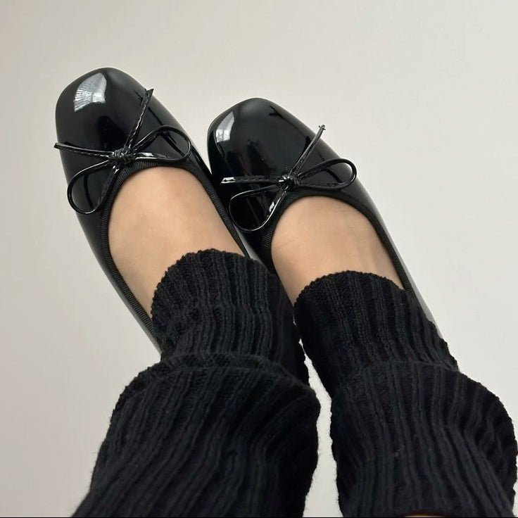 SOKYND Delphine Bowtie Ballet Flats ShoesBlack35