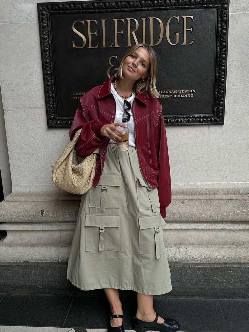 SOKYND Diana Bomber Jacket Coats & JacketsM