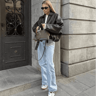 Eliana Leather Moto Jacket