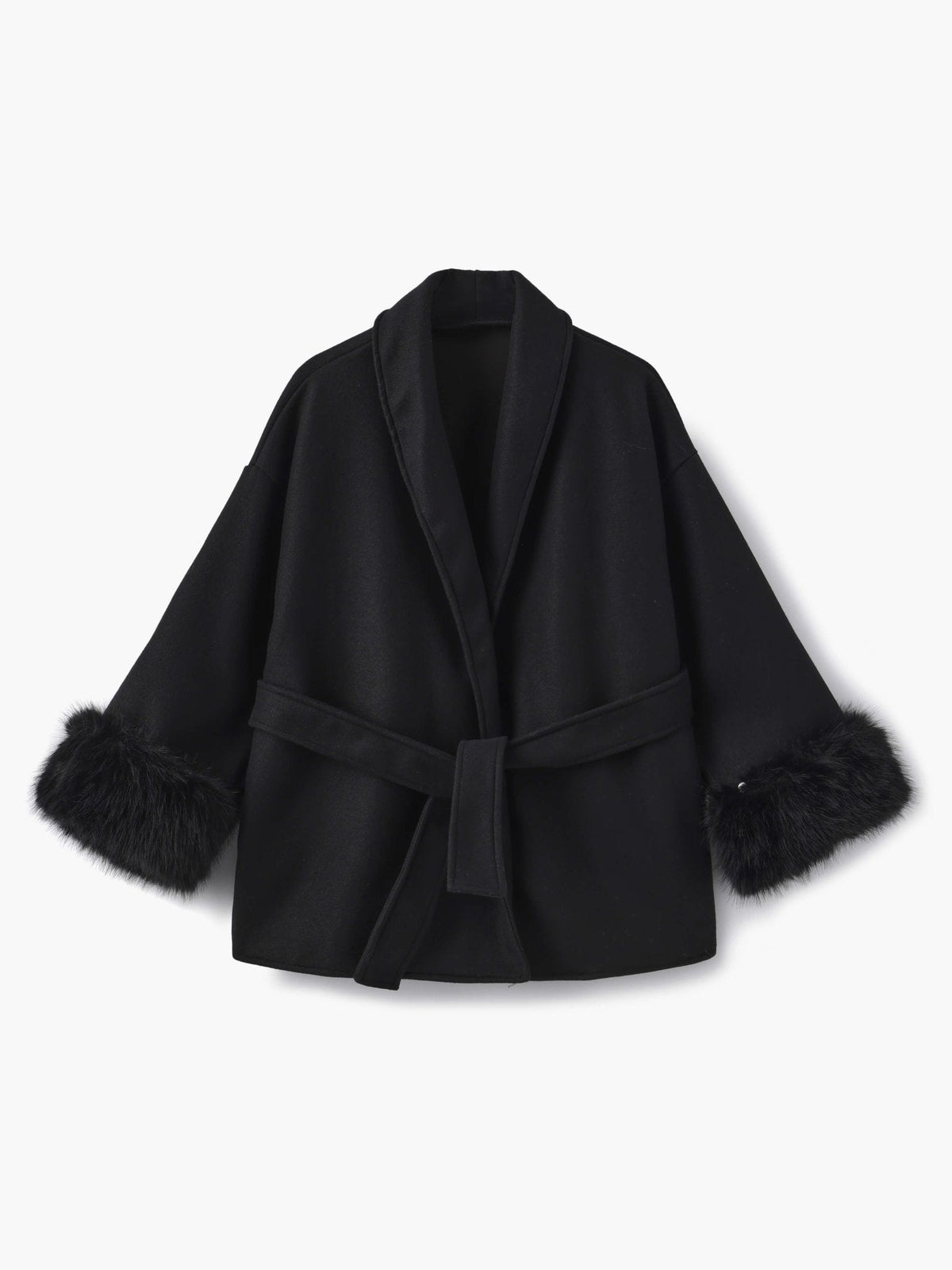 SOKYND Ellianna Faux Fur Coat Coats & JacketsCm1767356248751930600GrayS