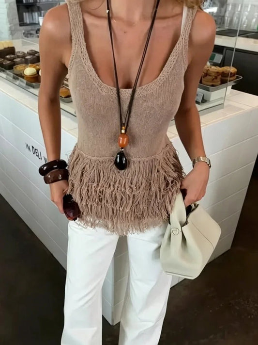 SOKYND Emma Tassel Knit Tank TopSOKYND-853655-S-OS-98103S