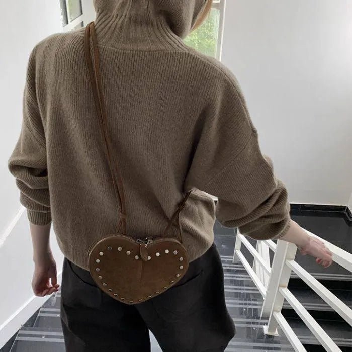 SOKYND Erica Vintage Faux Suede Crossbody BagSOKYND-705687-KHA-OS-38295Khaki