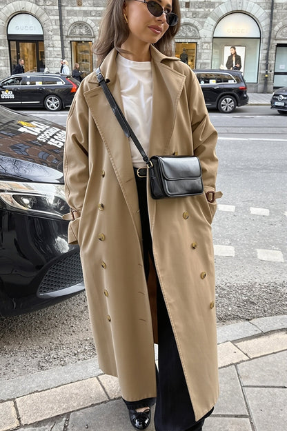 SOKYND Esther Classic Double Breasted Trench Coat CoatSOKYND-187735-BEI-M-65559BeigeM