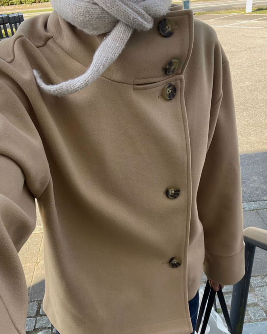 SOKYND Ezra elegant Jacket with Stand Collar Coats & JacketsOd1767356248734837451BeigeS