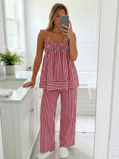 SOKYND Fiona Striped Pajama Set Pajama SetSOKYND-456023-L-OS-17015L