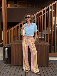Gloria Wide Leg Palazzo Pants