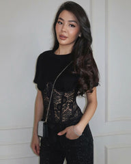 Hailee Lace Corset Top