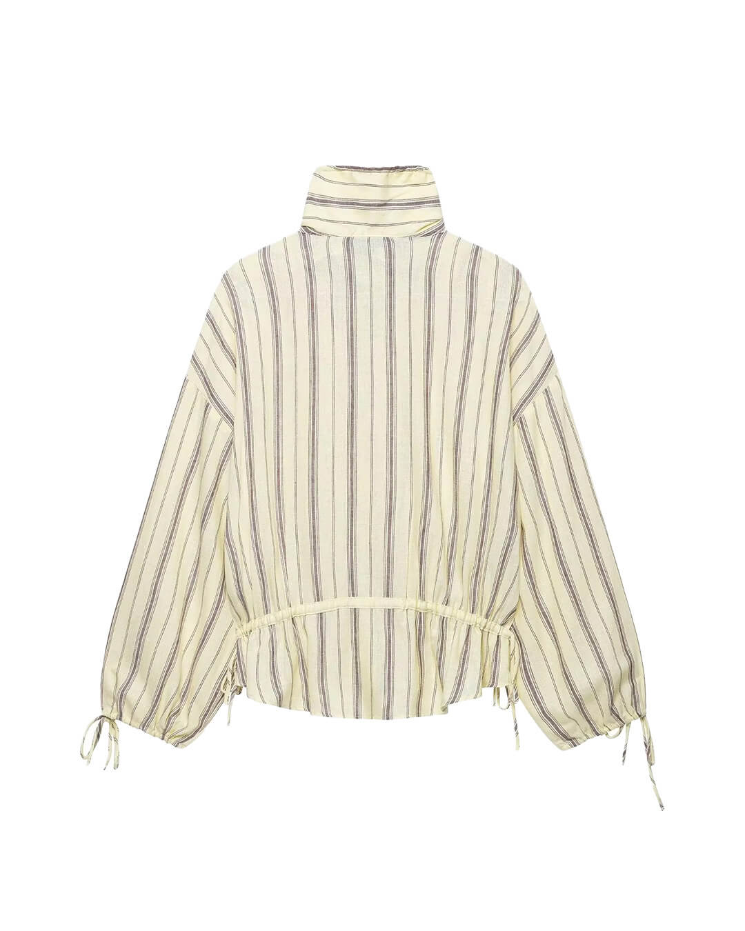 SOKYND Hanna Stand Collar Striped Jacket JacketSOKYND-004823-L-OS-05687L