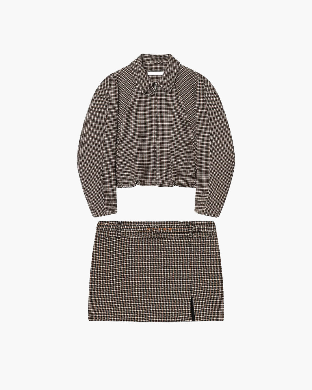 SOKYND Hannah Houndstooth Zip Jacket Matching SetsSOKYND-474583-SUI-XS-99351Suit - Jacket + SkirtXS