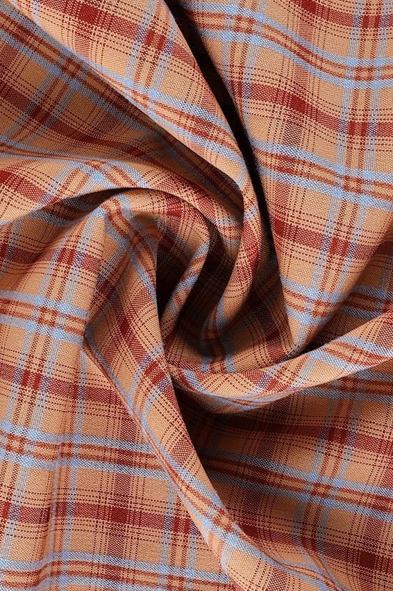 SOKYND Helen Oversized Plaid Shirt Blouse BlouseSOKYND-892823-ORA-M-54839OrangeM
