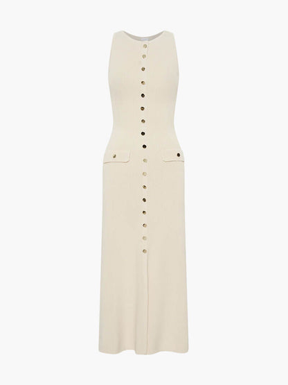 SOKYND Janna Maxi Dress DressBeigeS