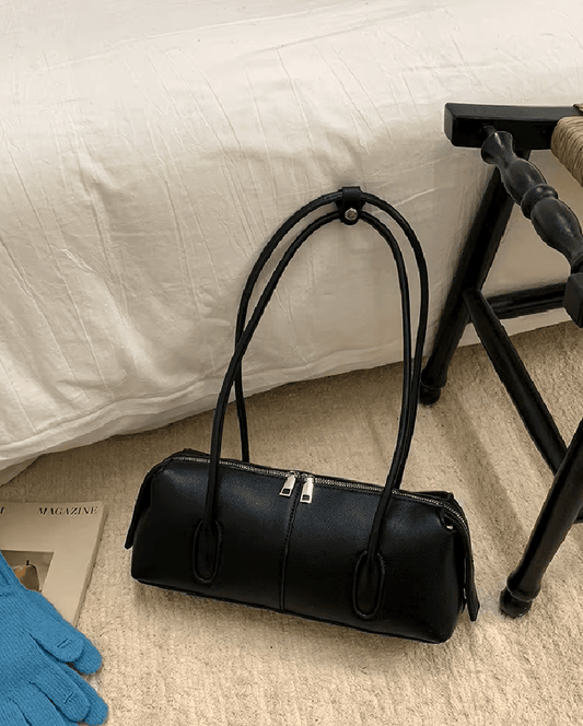 Jessica Cylindrical Leather Shoulder Bag