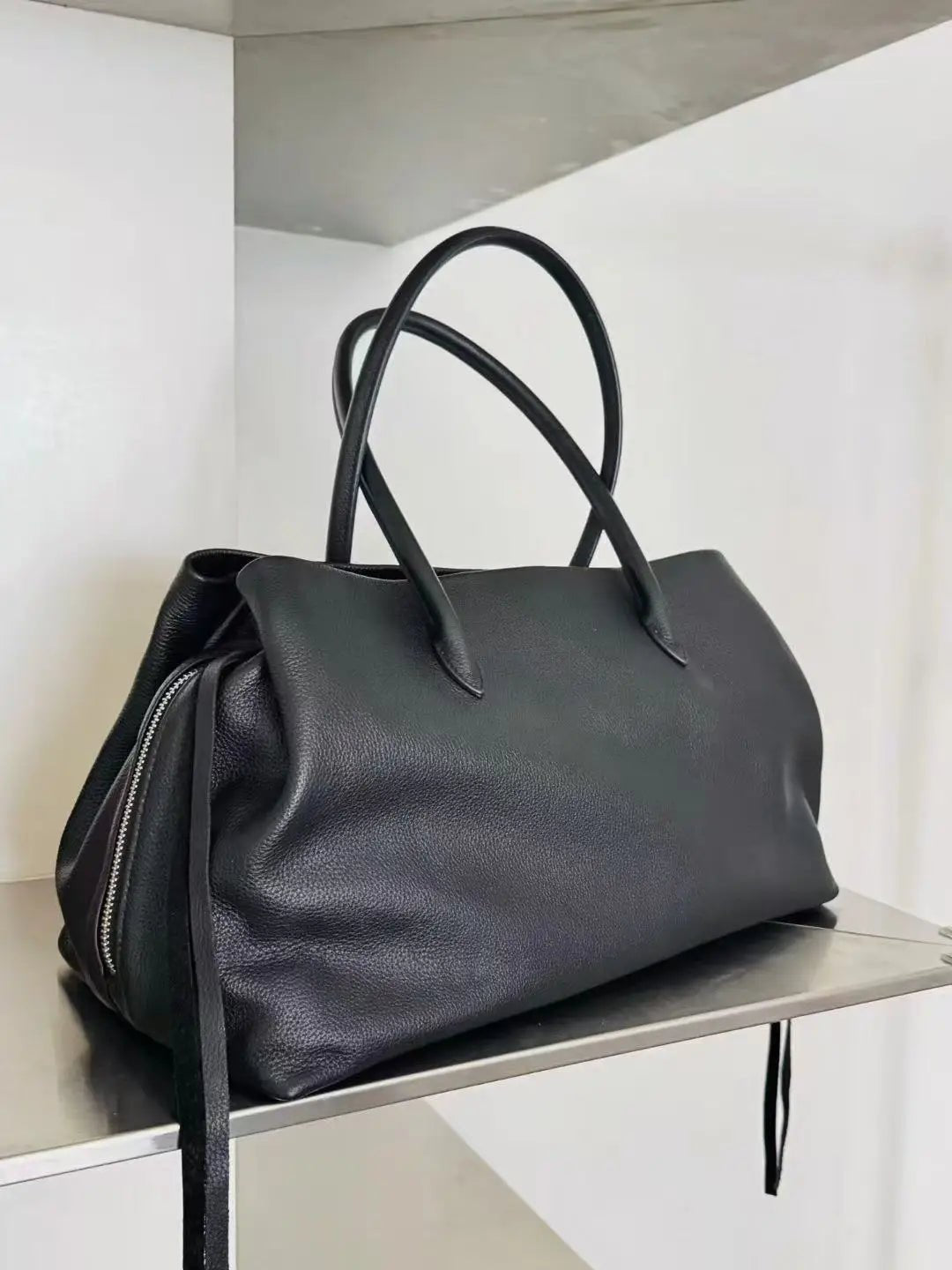 SOKYND Jessica Multi-Compartment Shoulder Tote Bag BagSOKYND-956695-BLA-L-10935BlackLarge 38x20x23 cm