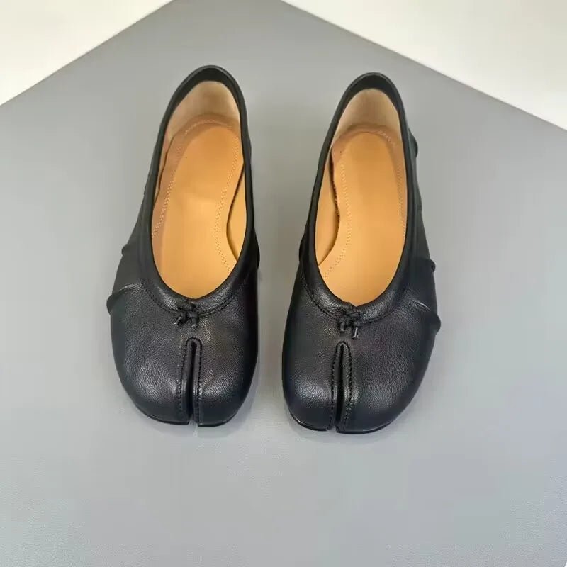 SOKYND Kaira Split-Toe Leather Mules ShoesSOKYND-414103-BLA-35-42199Black35