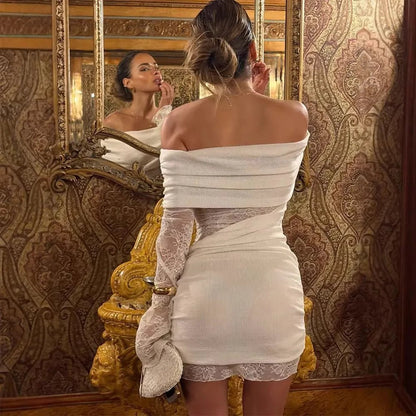 SOKYND Kate Off - Shoulder Mini Dress DressesCA1774219786666799255M