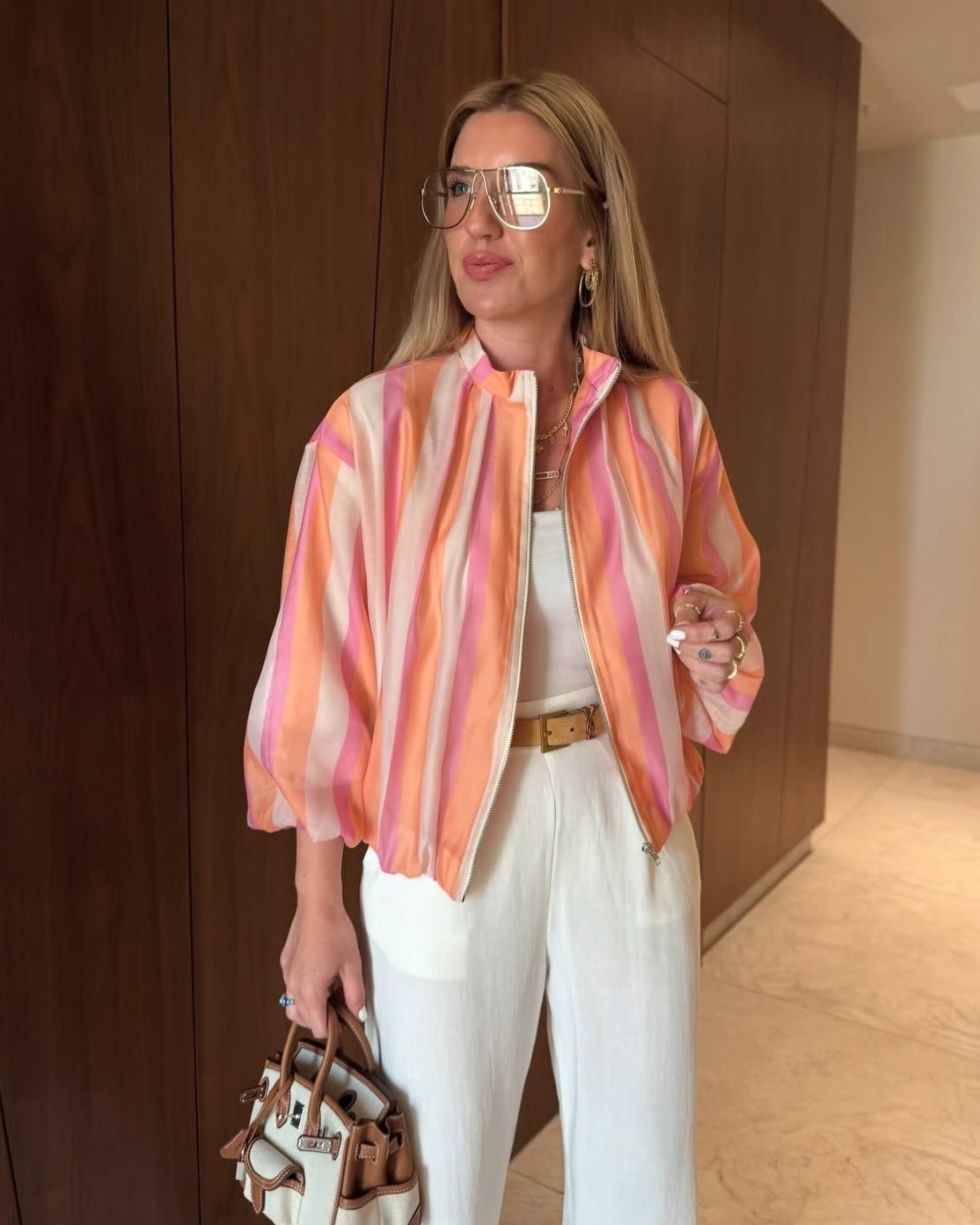 SOKYND Laura Candy Bomber Jacket JacketSOKYND-103447-S-OS-20279S