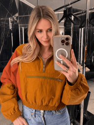 Lisa Half-Zip Windbreaker Jacket