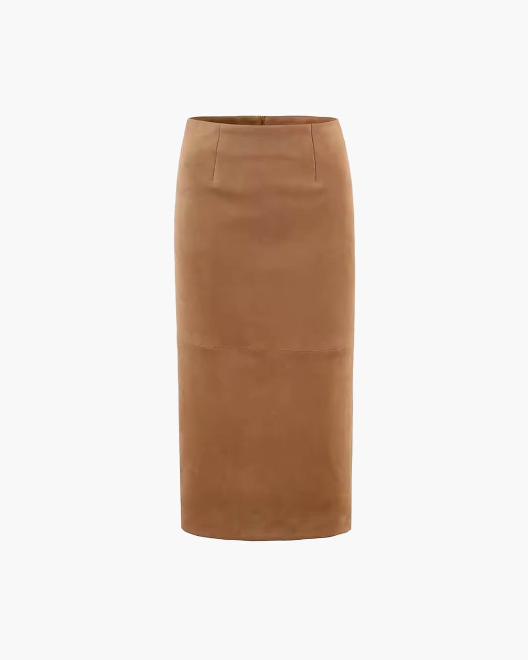 SOKYND Lisa High-Waist Faux Suede Midi Skirt SkirtSOKYND-092247-BEI-S-70327BeigeS