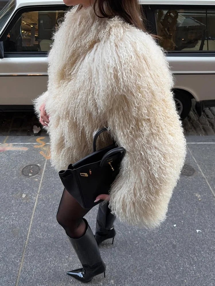 SOKYND Lyndie Short Faux Fur Coat Coats & Jacketsuv1767625273825604919WhiteL