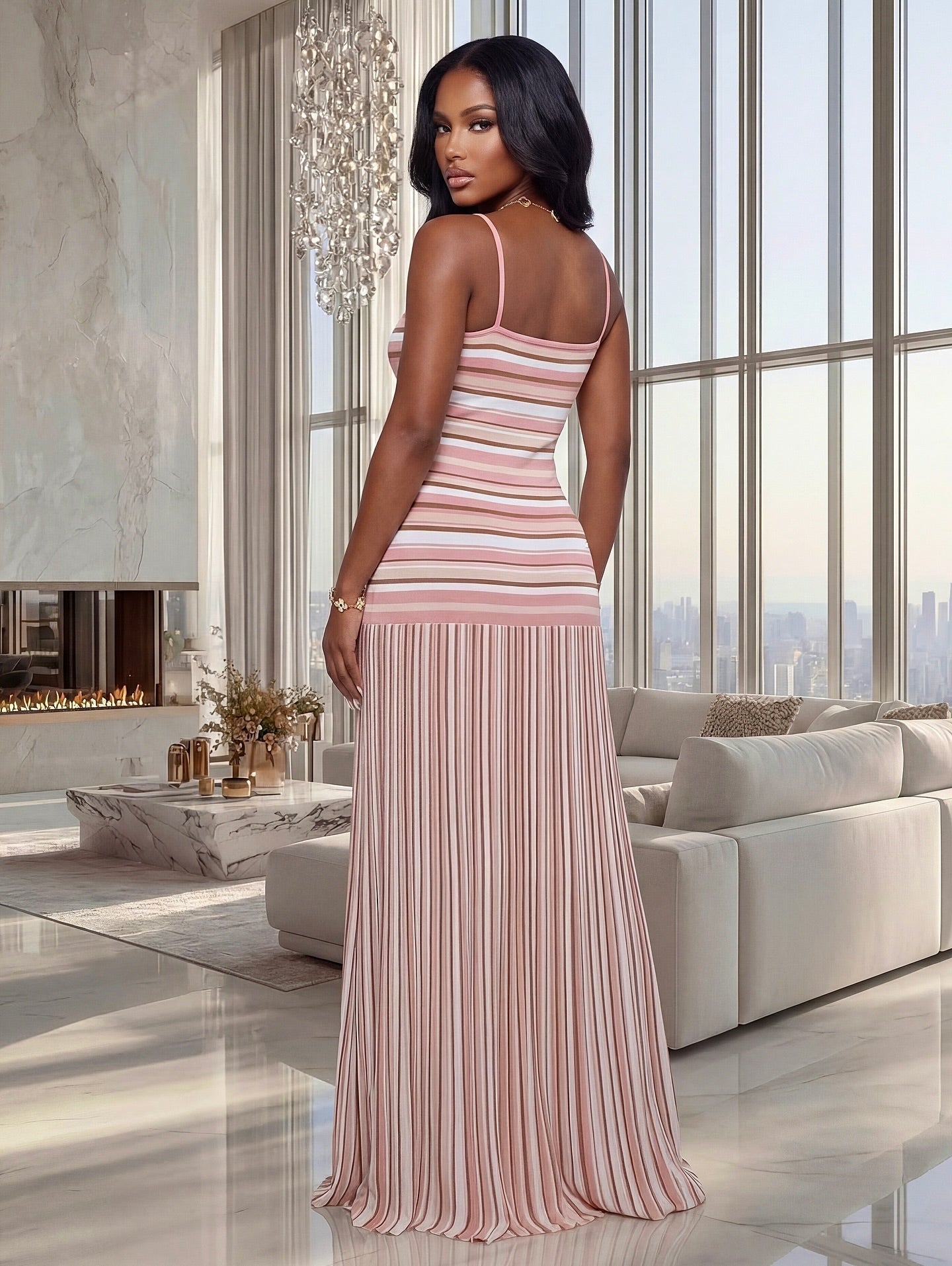 SOKYND Maria Striped Cami Maxi Dress DressSOKYND-259415-XL-OS-28887XL