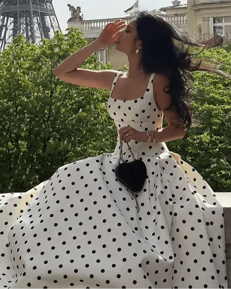 SOKYND Martha Polka Dot Midi Dress DressSOKYND-234327-S-OS-40535S