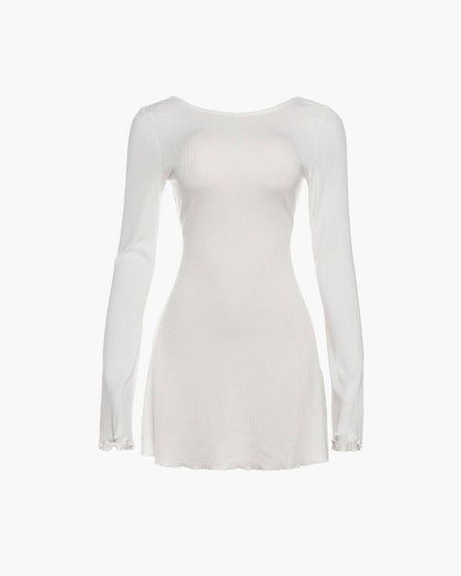 SOKYND Mila Open Back Mini Dress DressSOKYND-731223-WHI-S-85143WhiteS