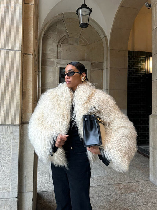 SOKYND Miranda Faux Fur Coat Coats & JacketseA1767356248757903673WhiteS