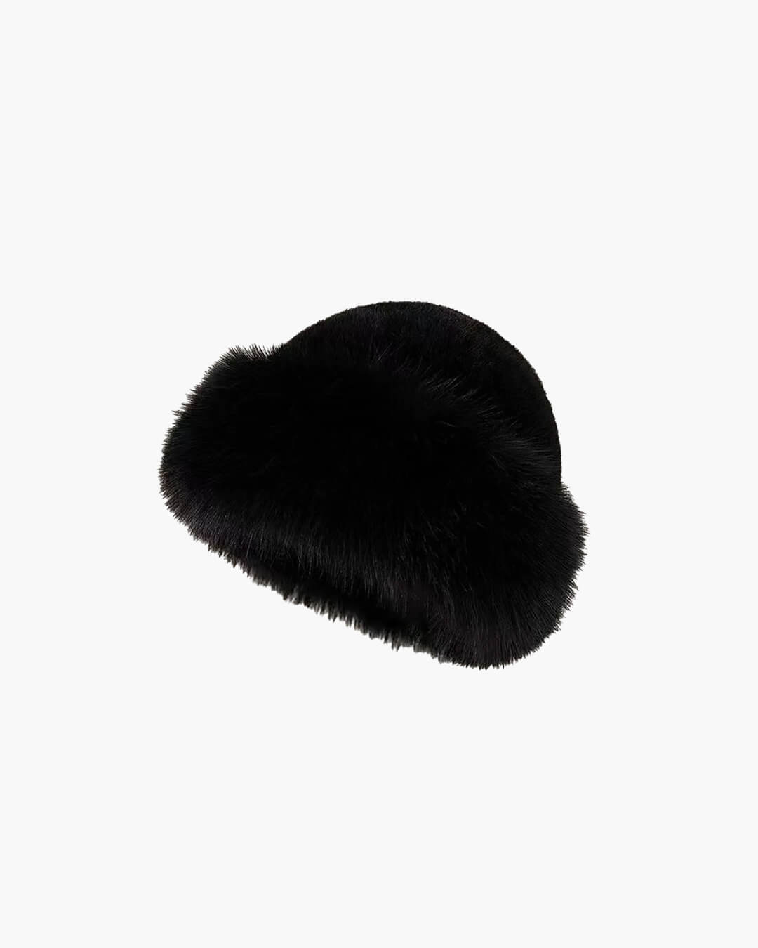 SOKYND Adkia Faux Fur Hat in Black