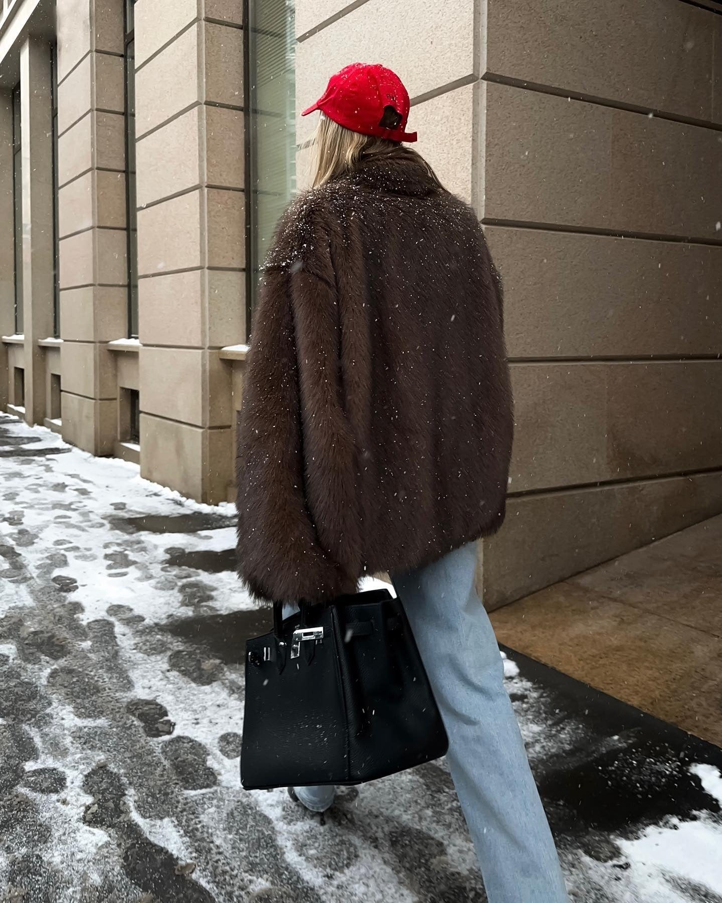 SOKYND Sariyah Faux Fur Coat Coats & Jacketsec1767356248758525869BrownL