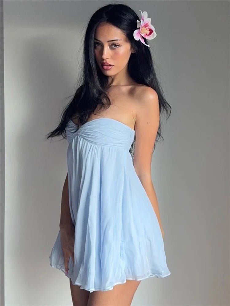 SOKYND Stellan Mesh Patchwork Mini Bodycon Dress DressesSOKYND-251543-PIN-XS-90903PinkXS