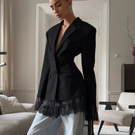 Stephanie Blazer with Lace Details